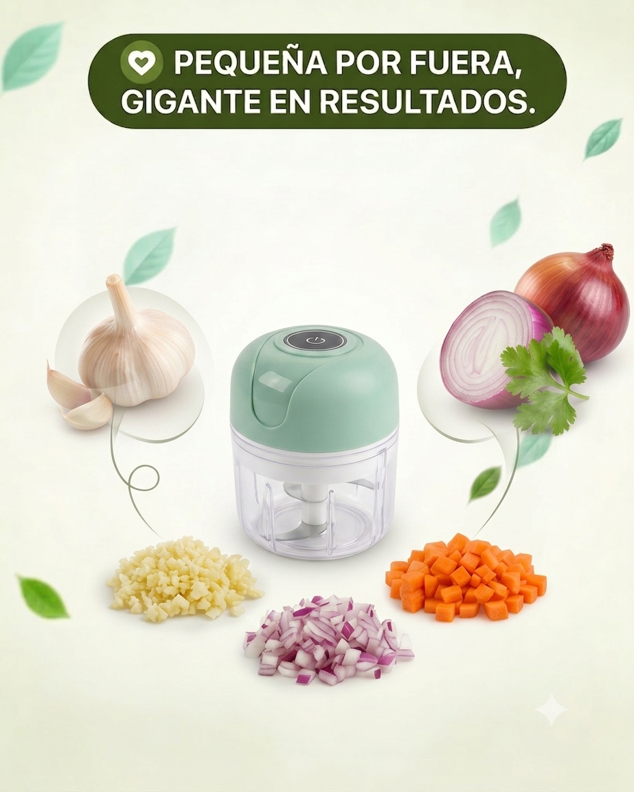 Cocina más rápido con un solo botón 🧄🥕