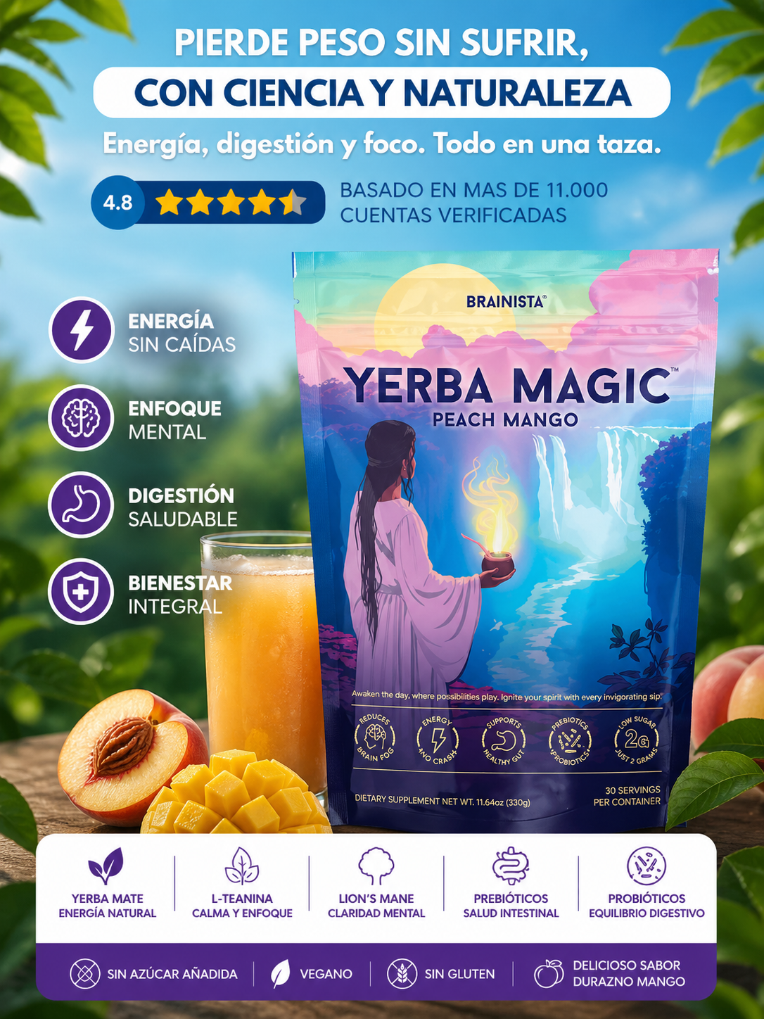 Yerba Magic™...¿Te sientes cansado todo el día… y no puedes controlar lo que comes?