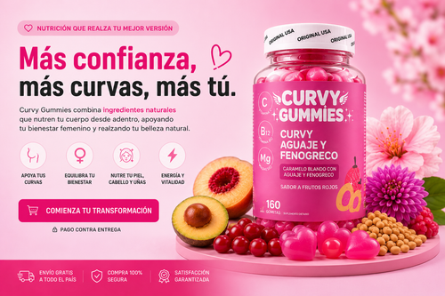 Curvy Gummies 🍑 Resalta tus curvas y siéntete más segura cada día