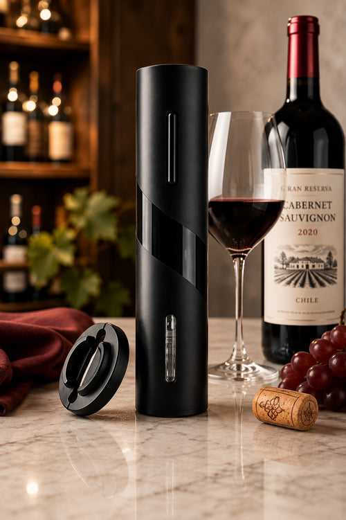 Abridor Eléctrico de Vino | Destapa, Sirve y Disfruta 🍷
