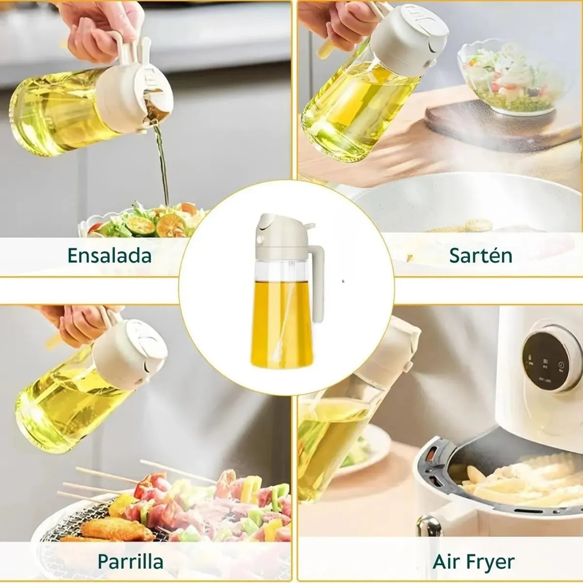 Dispensador de Aceite 2-en-1-MultiOiler